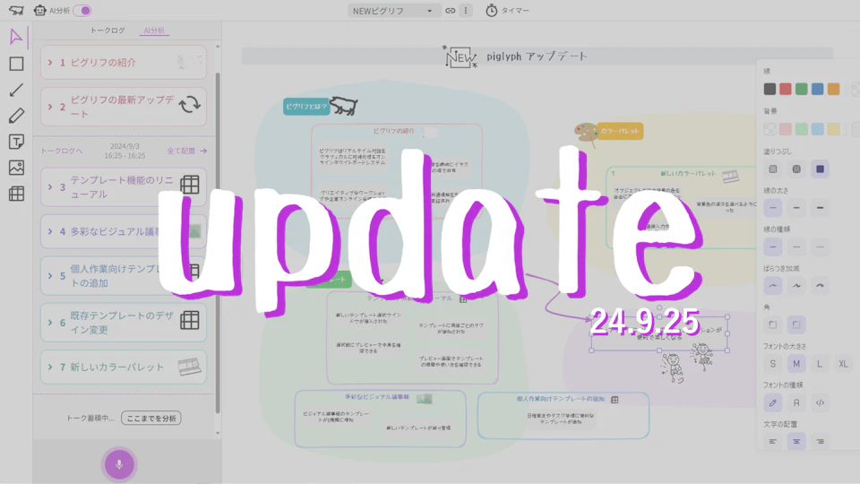 アップデートリリース (24.9.25)